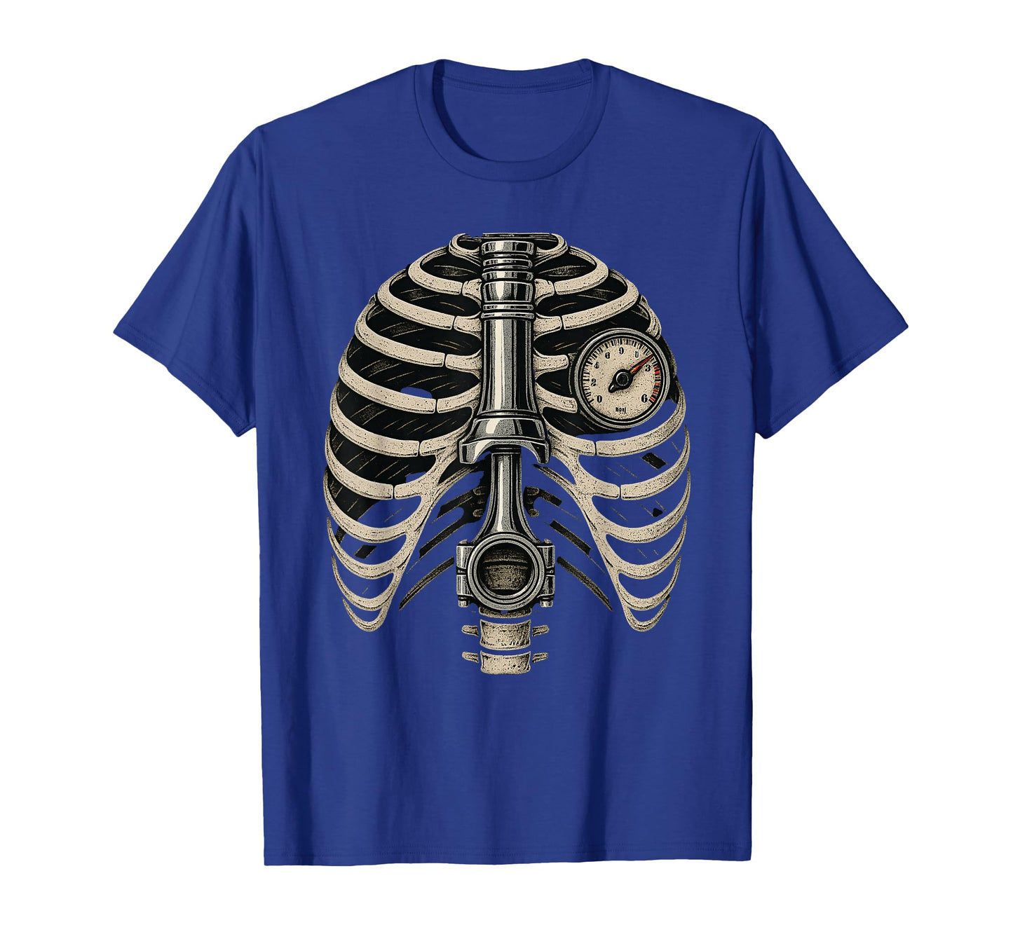 Piston Pulse Car Auto Mechanic, Engine Piston Skeleton T-Shirt