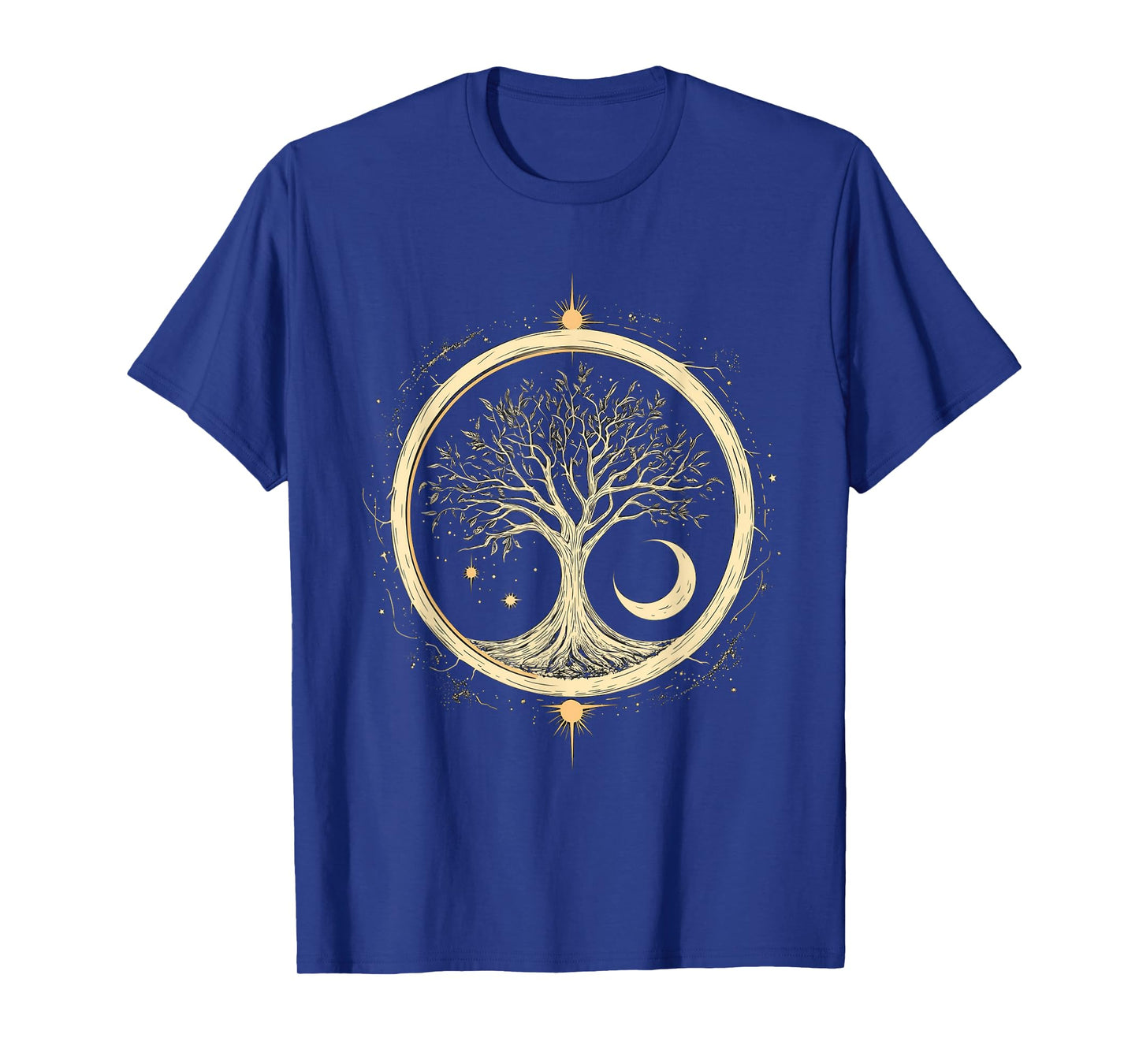 Tree of Life Odin Northman Norse Mythology sun and moon T-Shirt