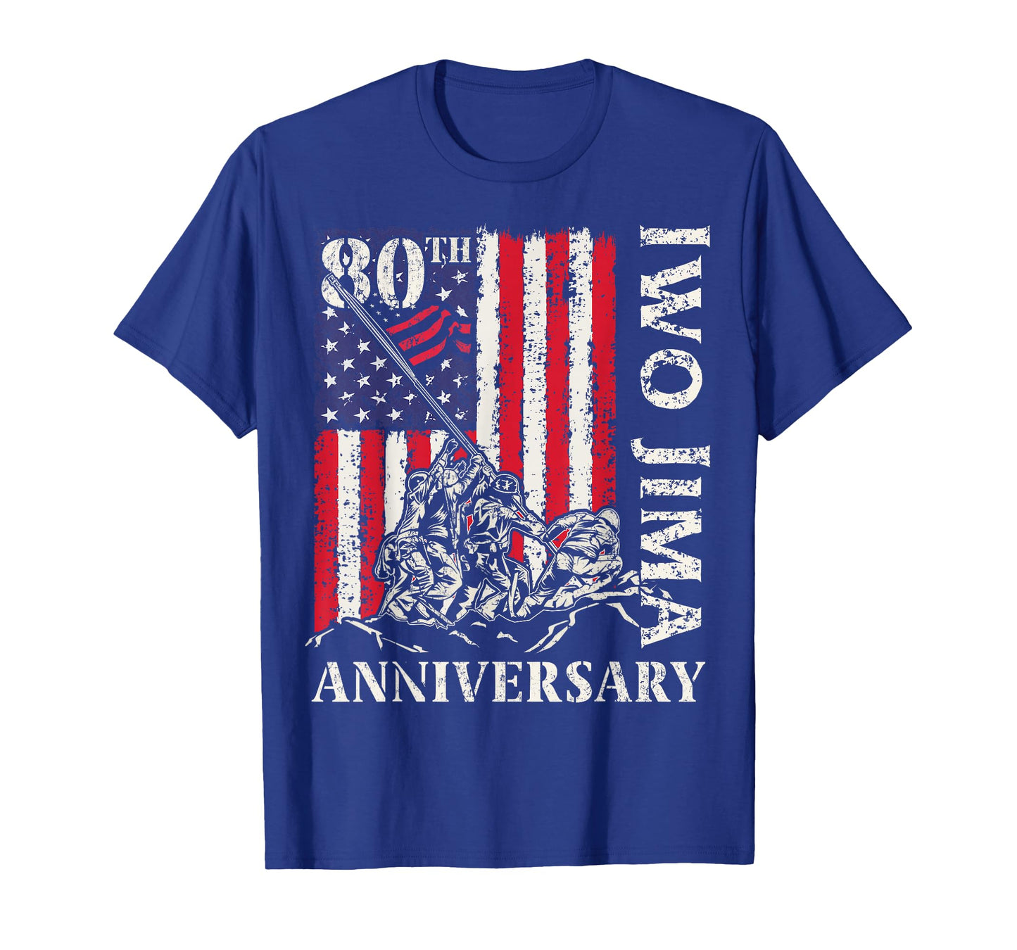 Iwo Jima 80th Anniversary Battle WWII Veteran 4th of July T-Shirt