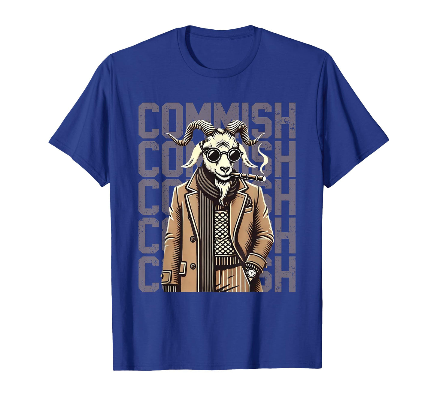 Fantasy Football Commissioner Funny Draft Goat Commish T-Shirt