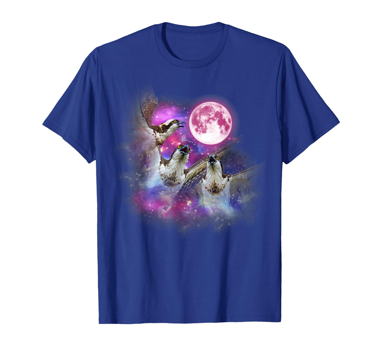 Osprey Howling At The Moon Wildlife colorful T-Shirt
