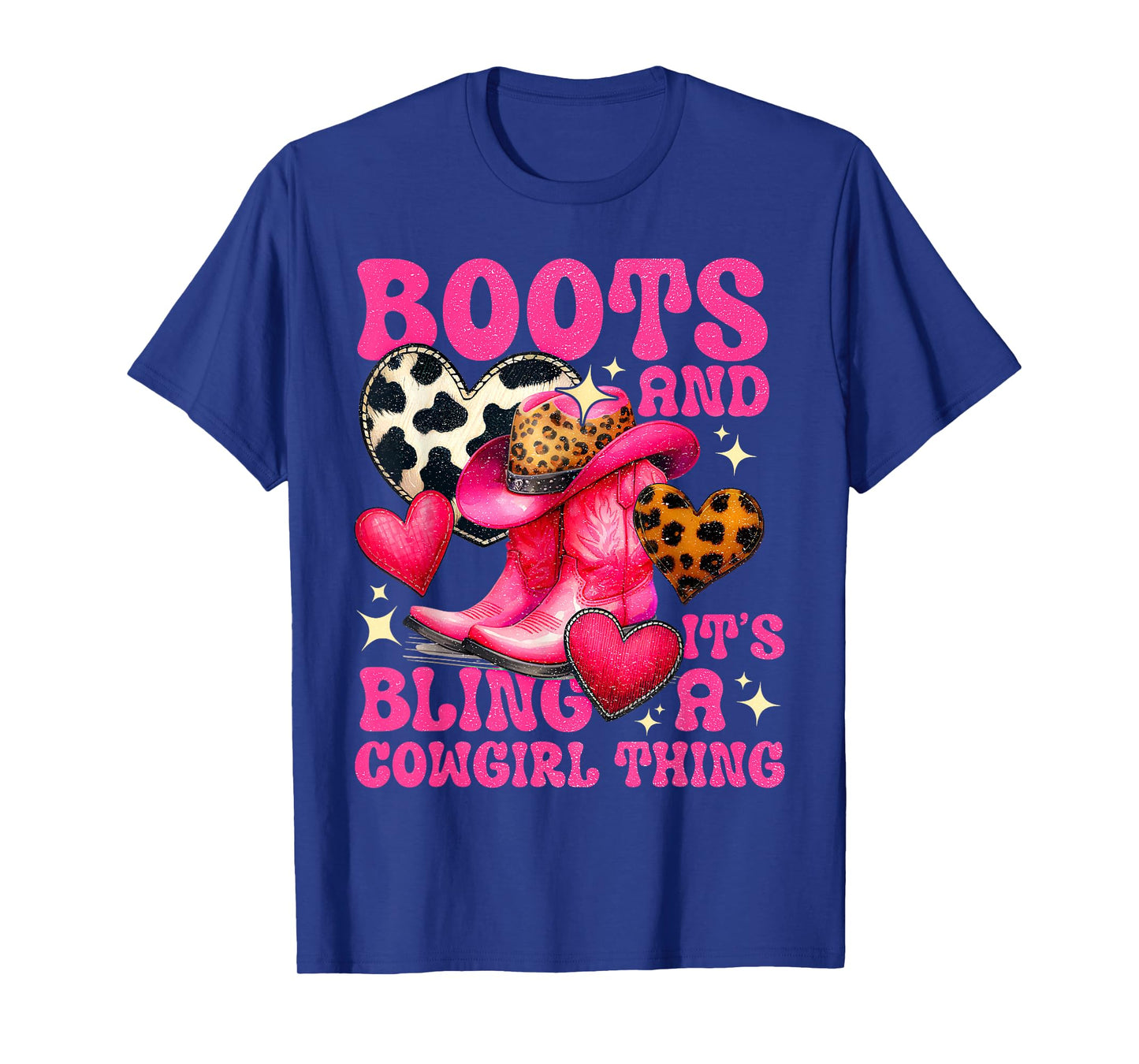 Boots and Bling its a Cowgirl Thing Cute Love Country Life T-Shirt