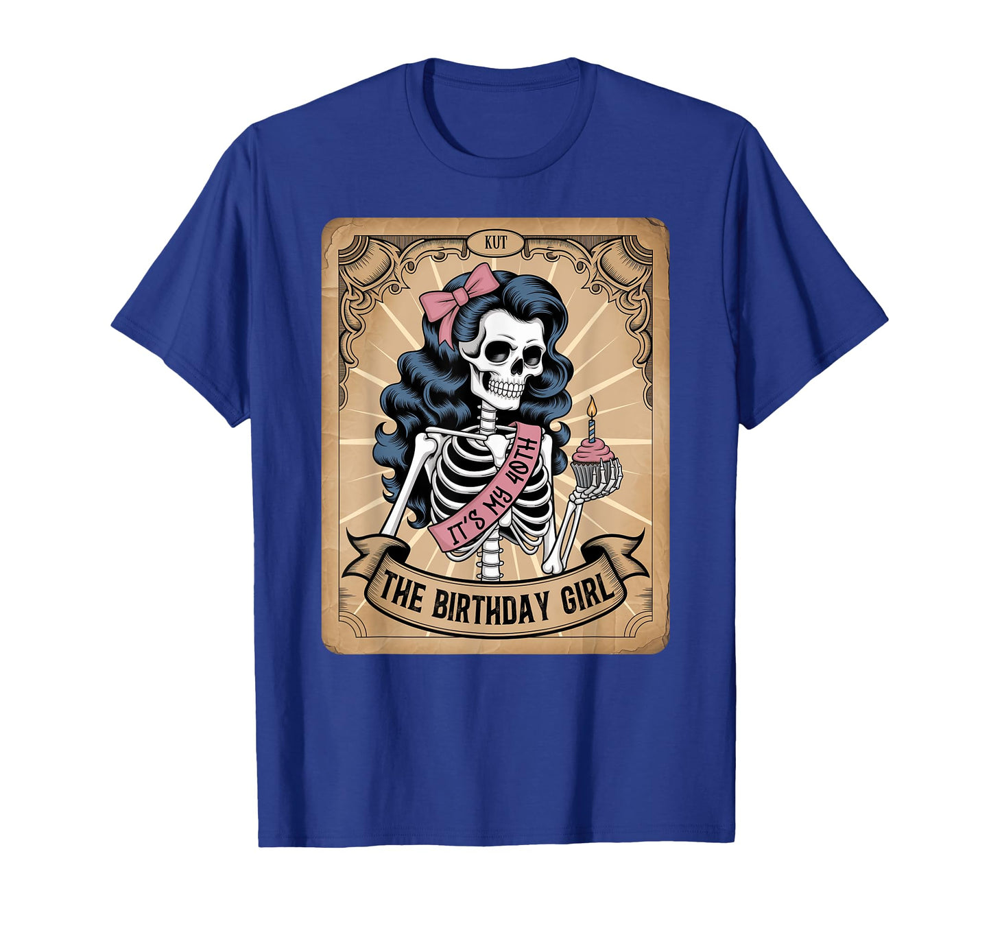 It's My 40th Birthday Tarot Card Funny Skeleton Birthday T-Shirt