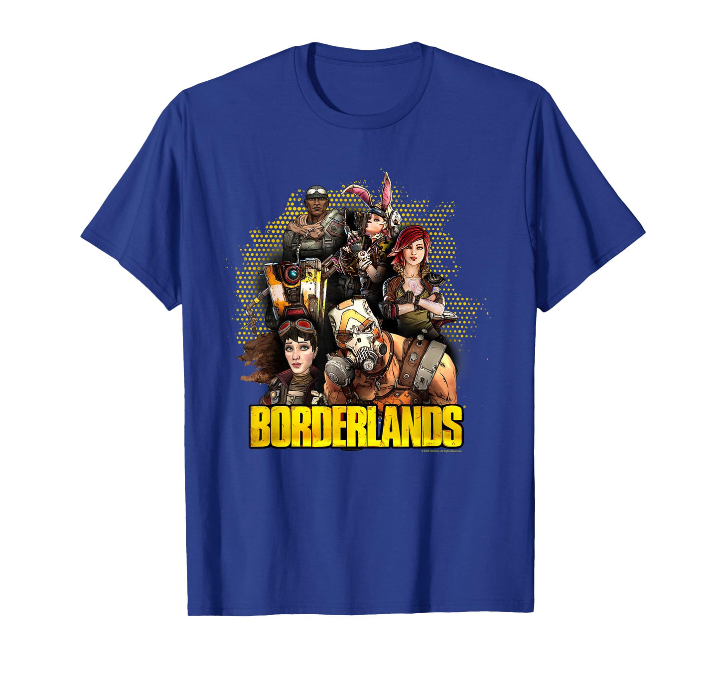 Borderlands Full Cast Collage with Logo Video Game T-Shirt