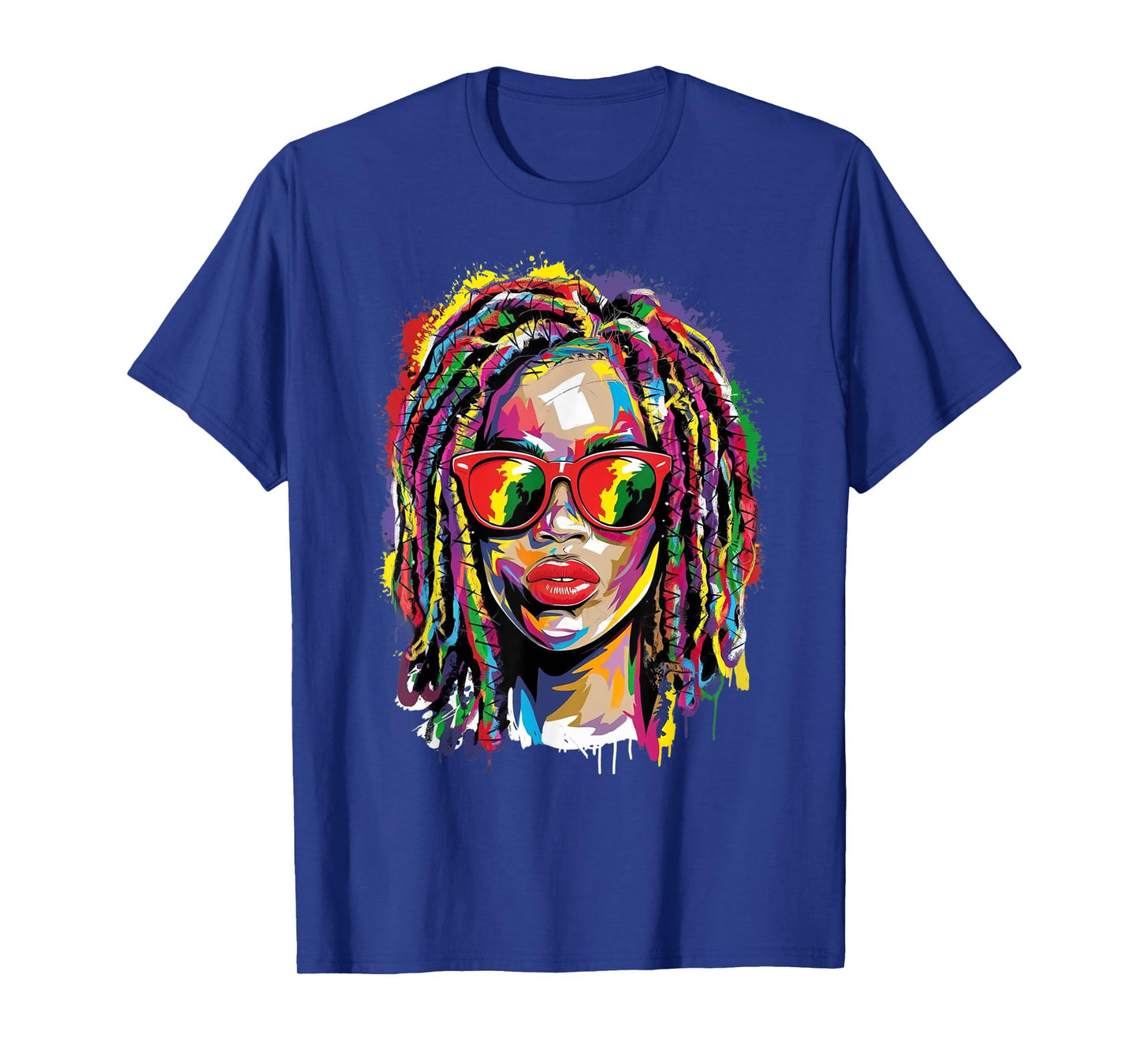 Loc'd and Dope Black History American Afro Girl Motivation T-Shirt