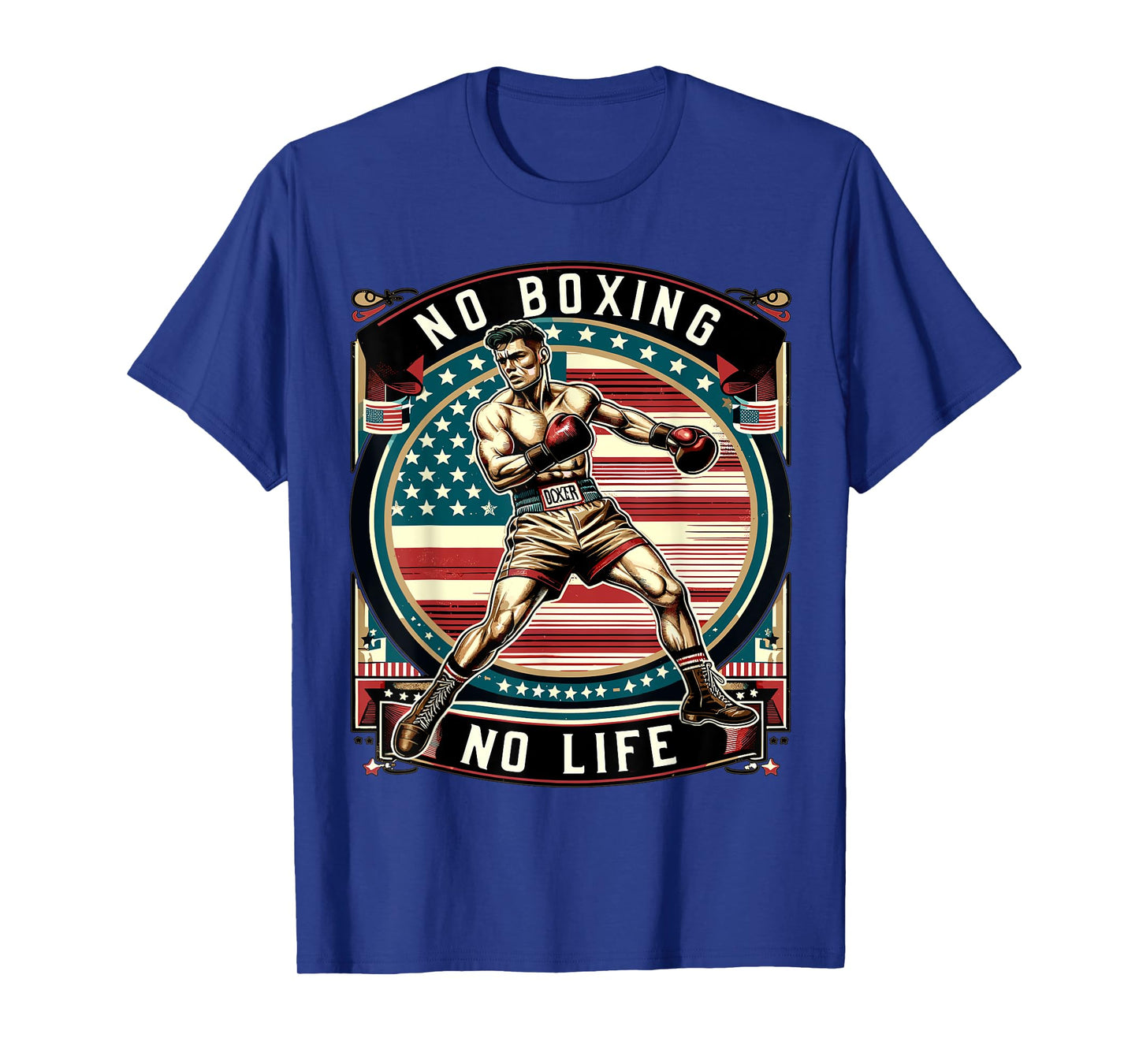 No Boxing No Life American Man Boxing T-Shirt