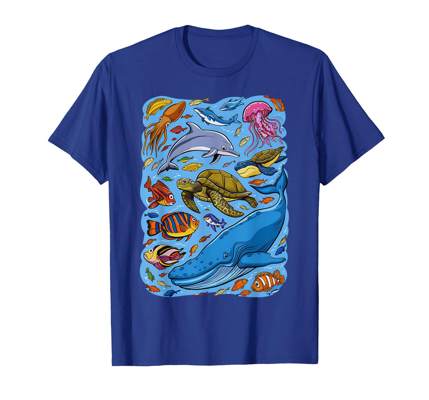 Sea Creature Animal Marine Ocean Life Kids Boys Teens T-Shirt
