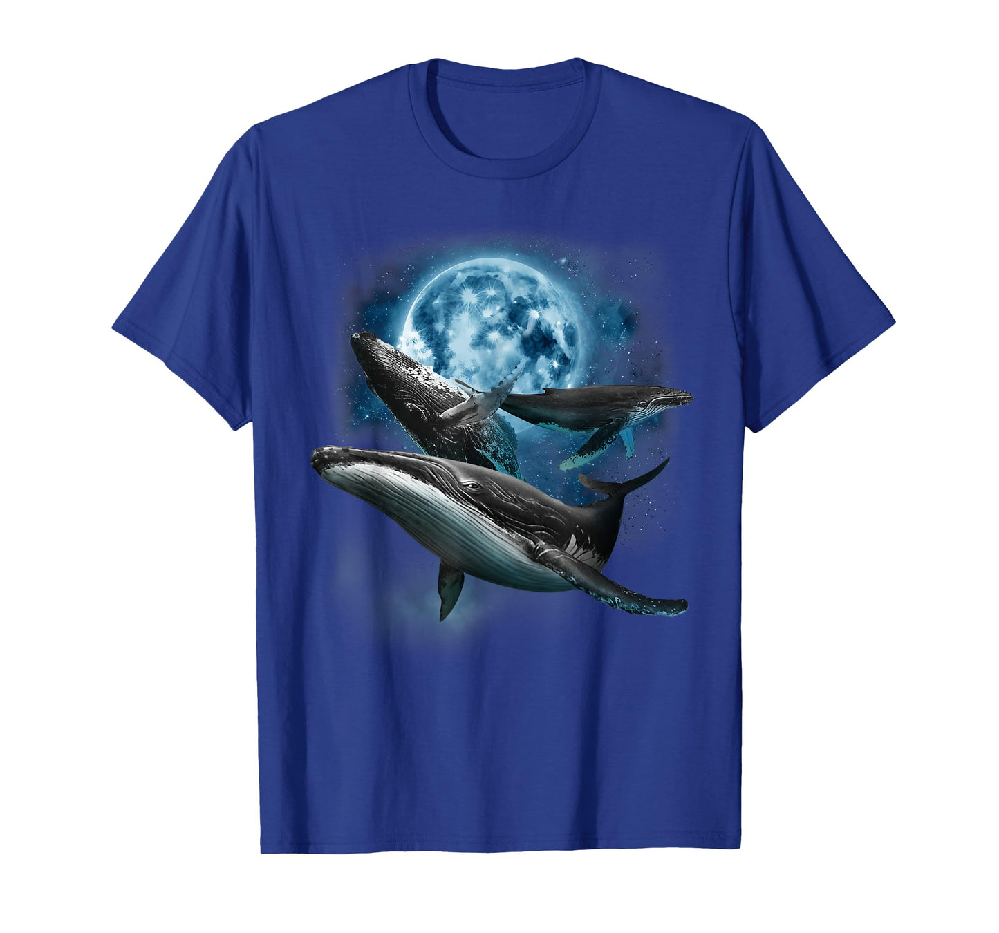Humpback Whale Shirt - Howling at the Moon Humpback Whale T-Shirt
