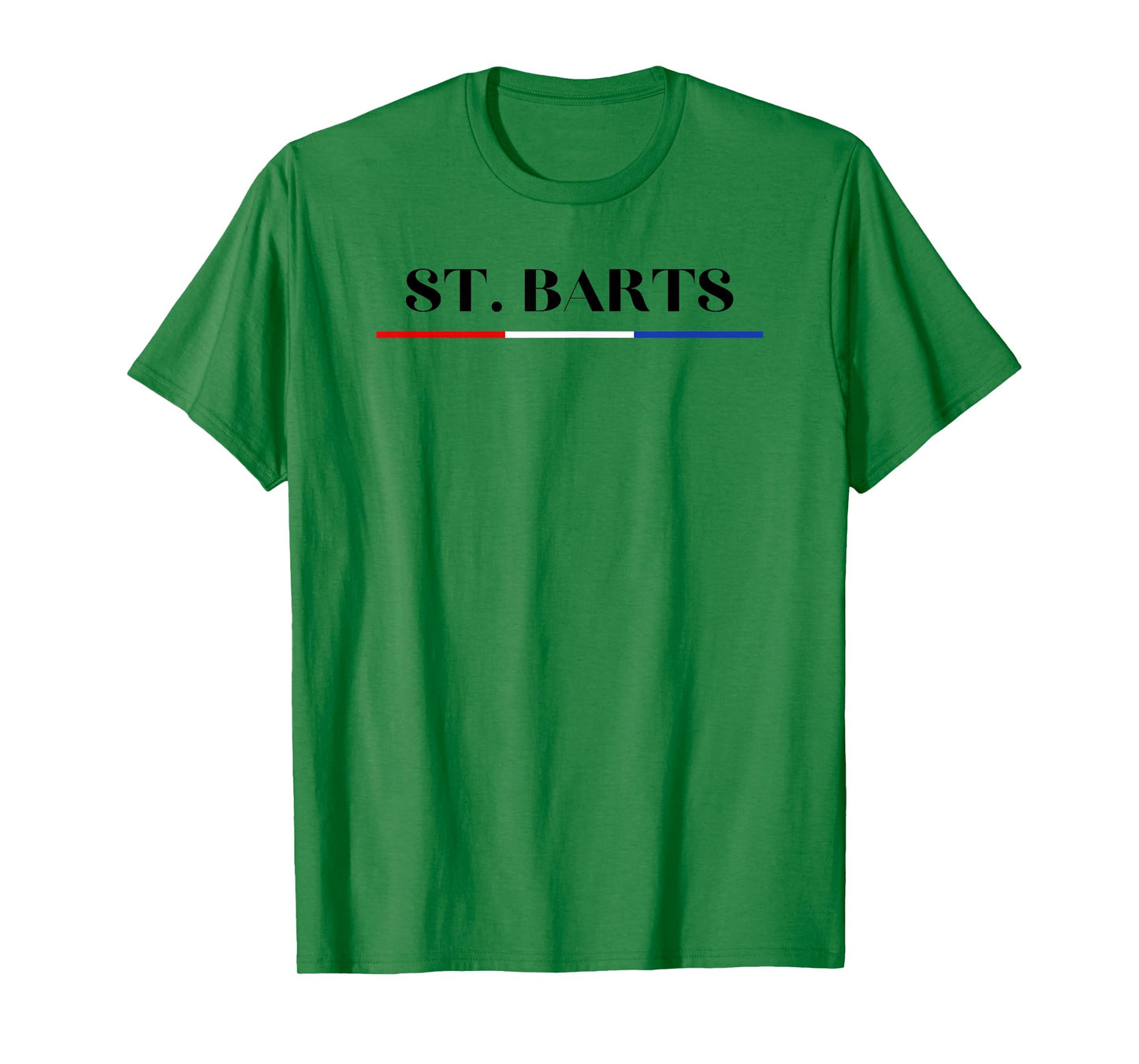 St. Barts Flag Bar, Cute Classic Tee, Beach Vacation Vibes T-Shirt