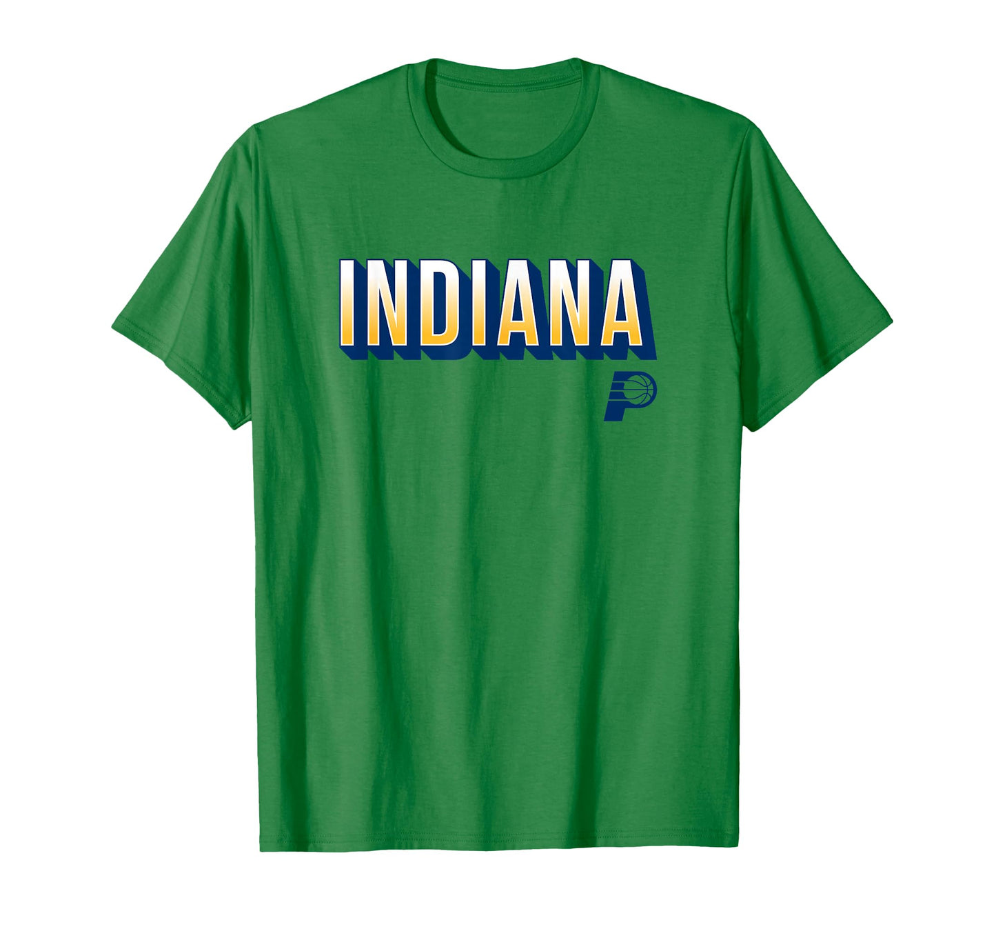 NBA - Indiana Pacers City Wordmark Logo Gold T-Shirt