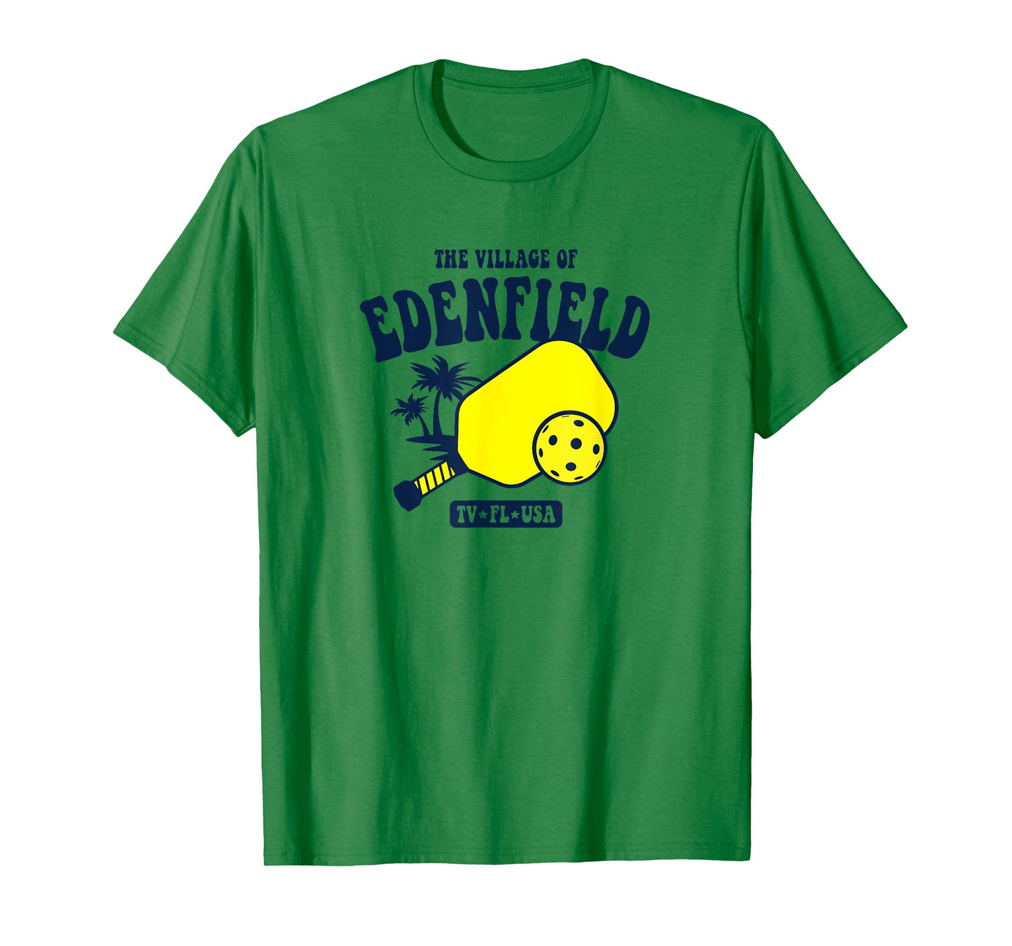 The Village of Edenfield TV FL USA Pickleball Design T-Shirt