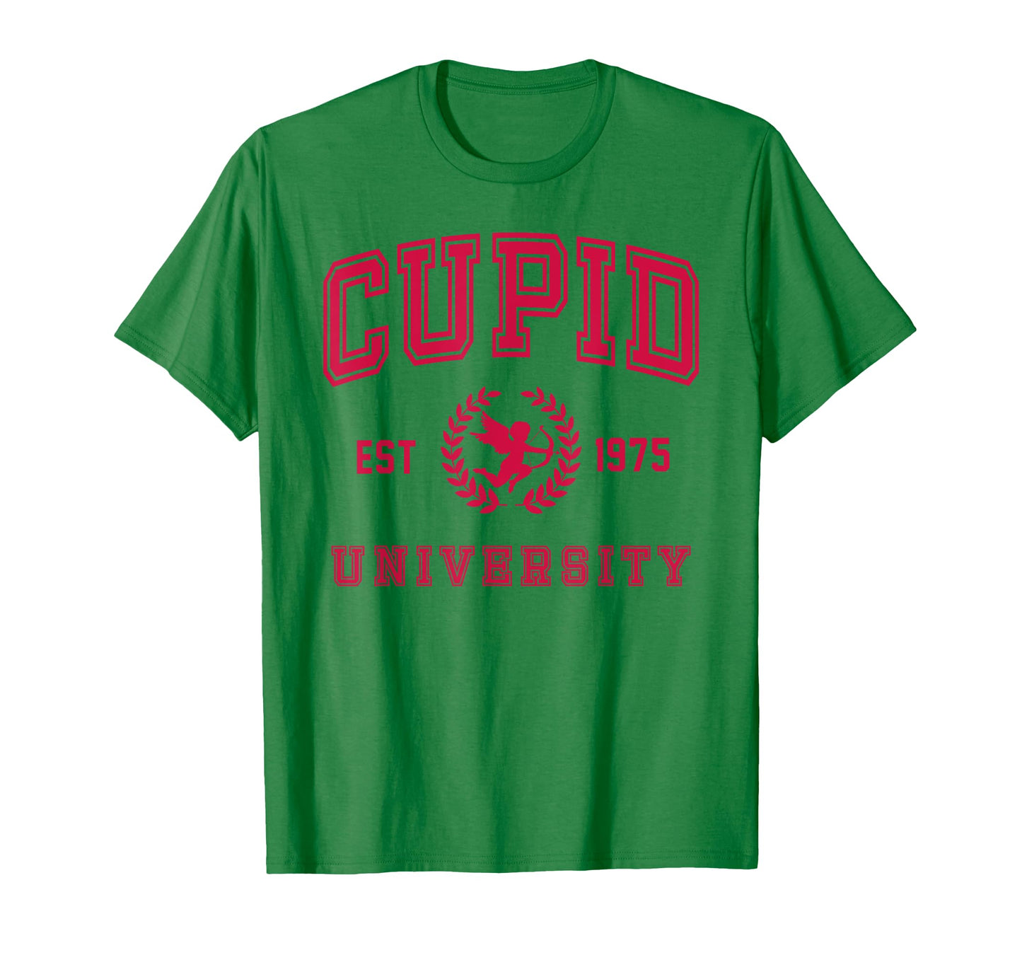 Cupid University Cute Cherub Valentines Day Crest T-Shirt