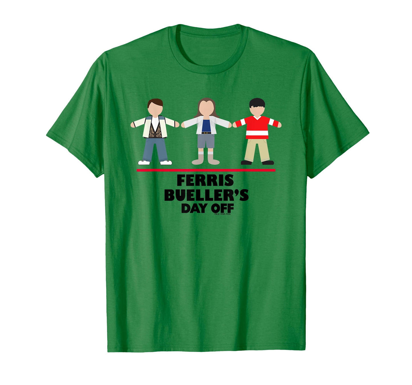 Ferris Bueller's Day Off Sloane & Cameron Cartoon Trio T-Shirt
