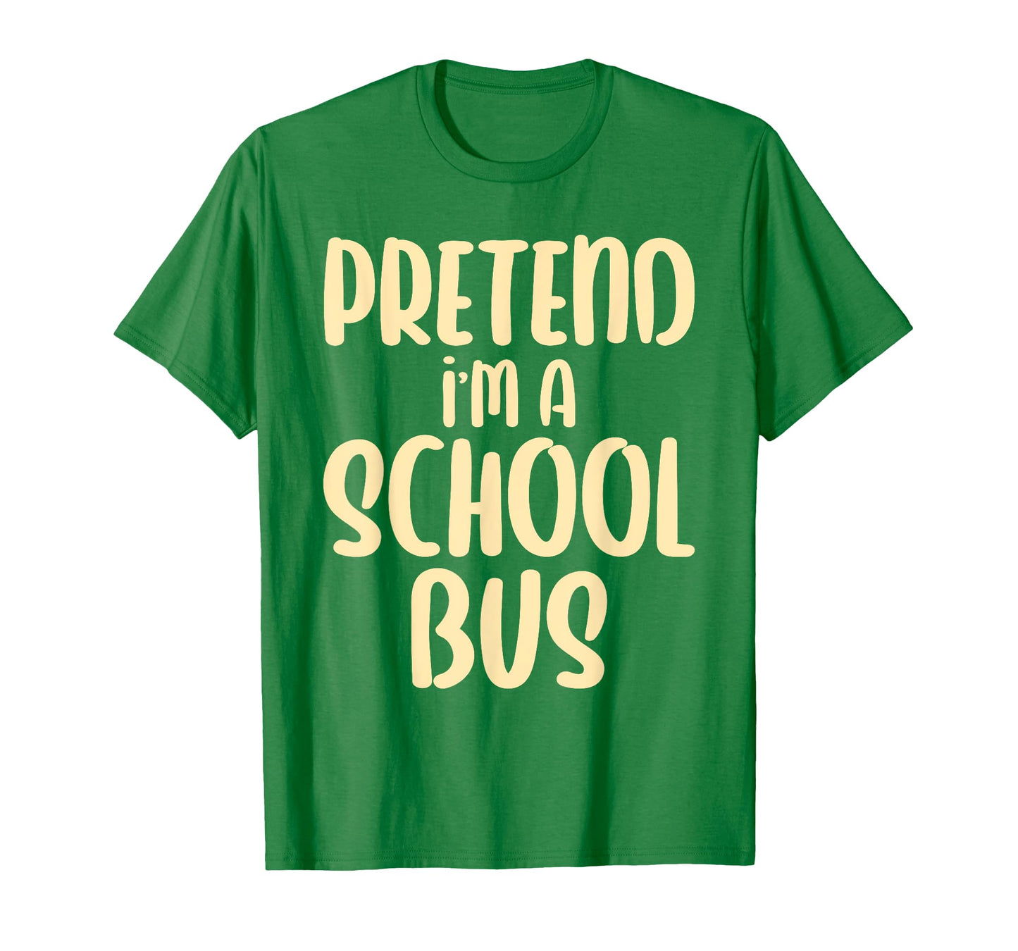 Halloween Pretend I'm A School Bus T-Shirt