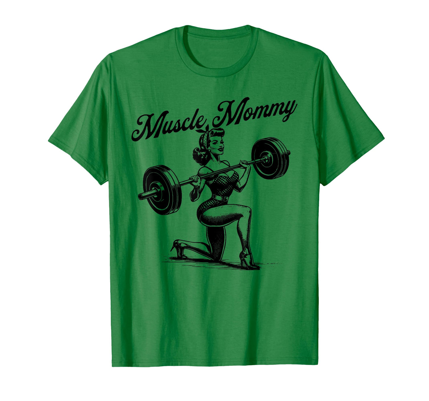 Muscle Mommy Funny Mama Happy Mother's Day Mom Life Retro T-Shirt