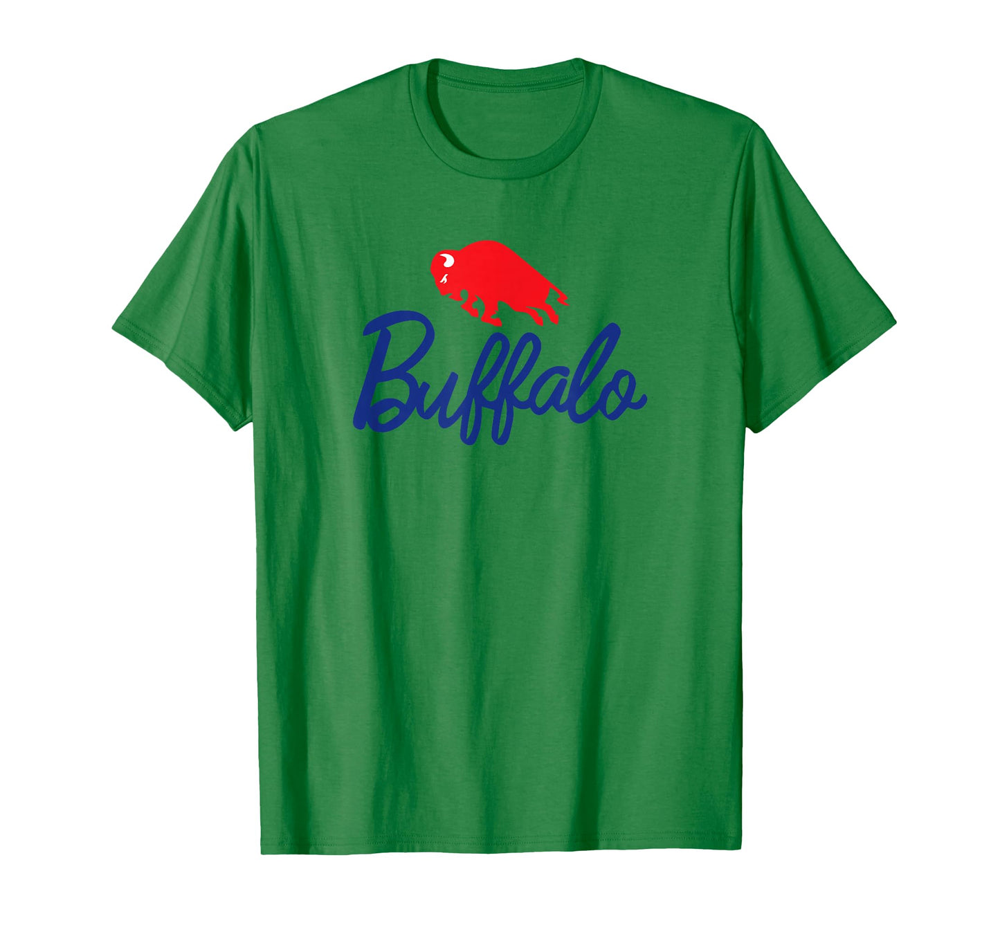 Buffalo Charging red Bison - NY New York 716 Pride Cute BUF T-Shirt