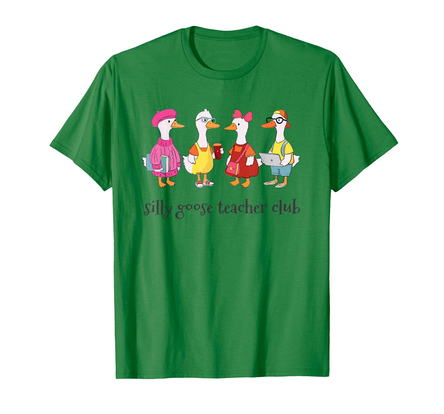Cute Silly Goose Teacher Club Back to School T-Shirt