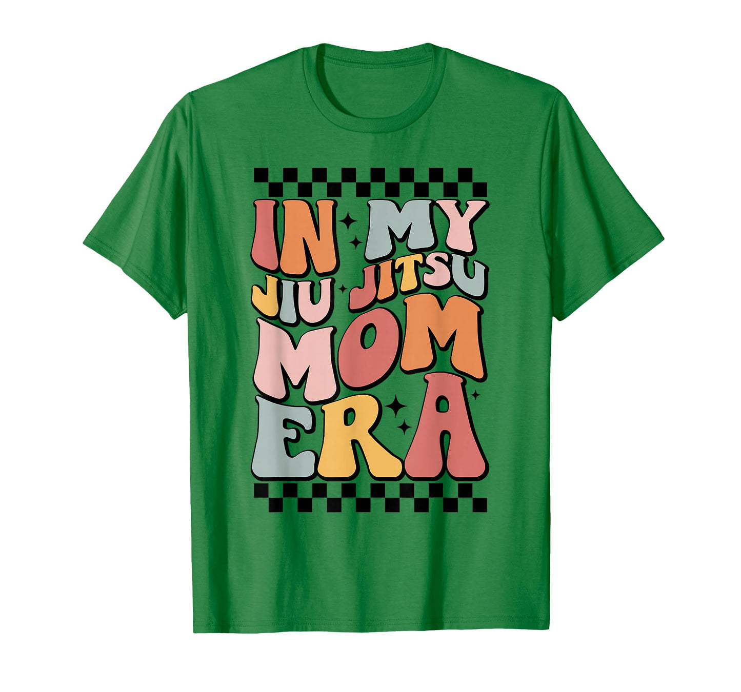 In My Jiu Jitsu Mom Era Retro Groovy Mama Mom Life Saying T-Shirt
