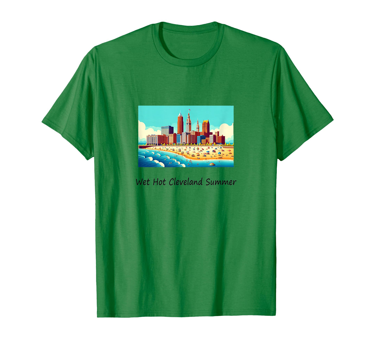 Wet Hot Cleveland Summer T-Shirt for Men Women Kids