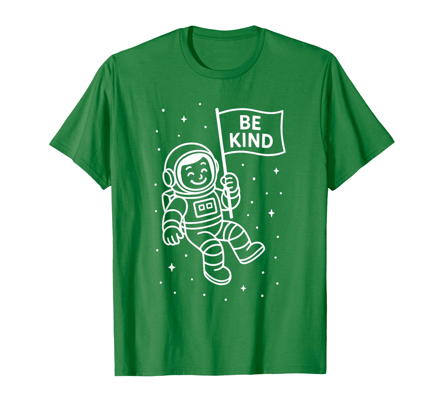 Funny Astronaut Be Kind Orange Unity Day End Bullying T-Shirt