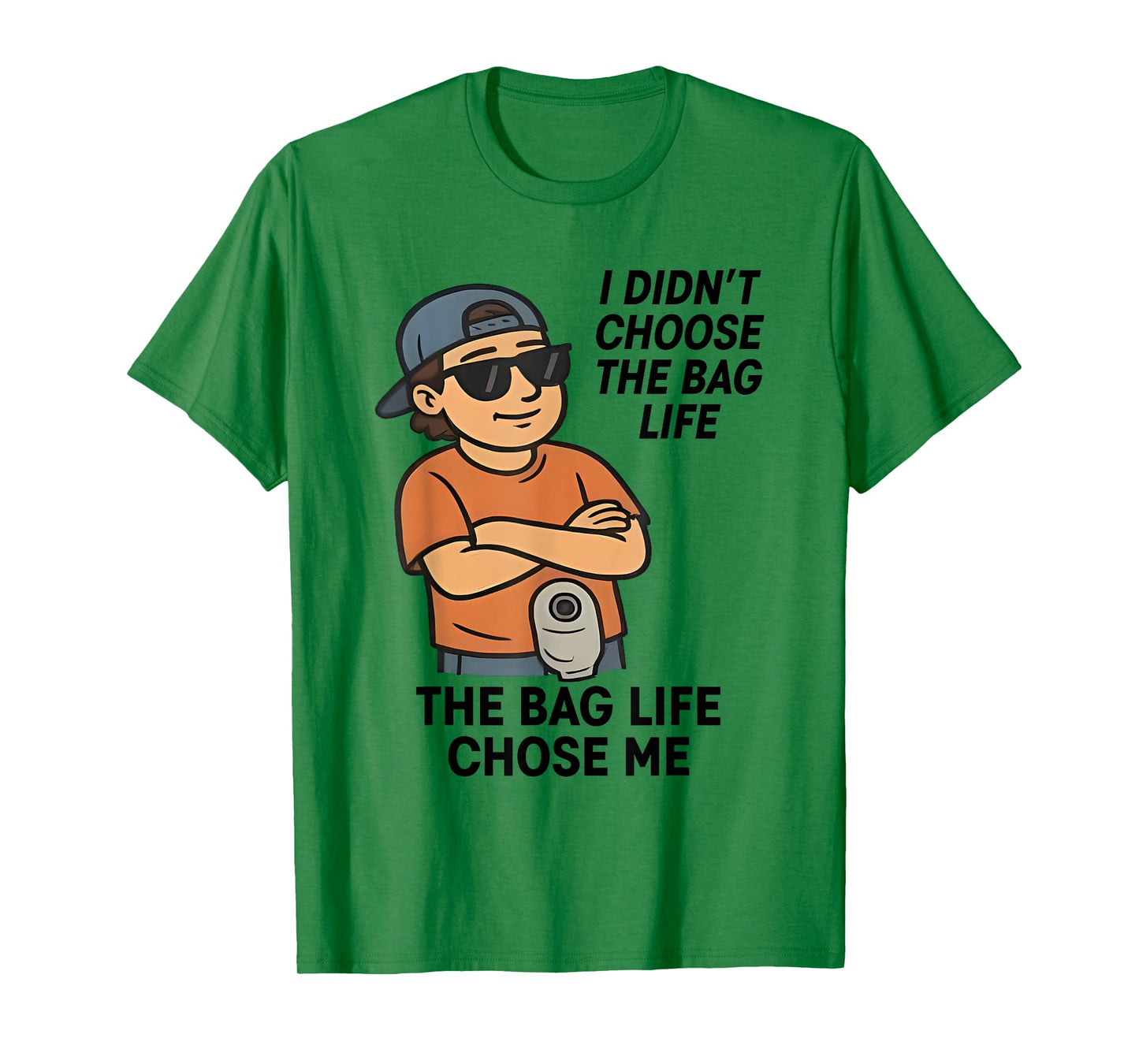 I Didnt Choose The Bag Life The Bag Life Chose Me Funny Meme T-Shirt