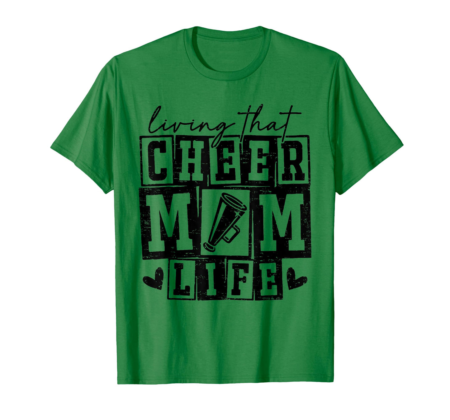 Livin' That Cheer Mom Life Cheerleading Game Day Mothers Day T-Shirt
