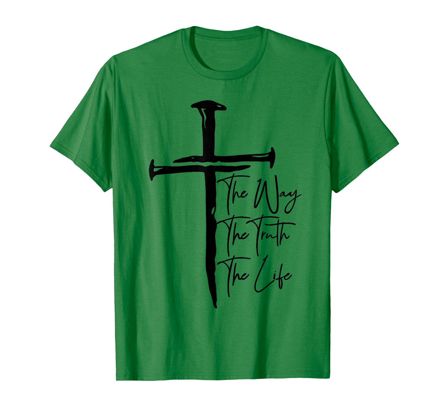 Christian Worship Women Men Kids Jesus The Way Truth Life T-Shirt