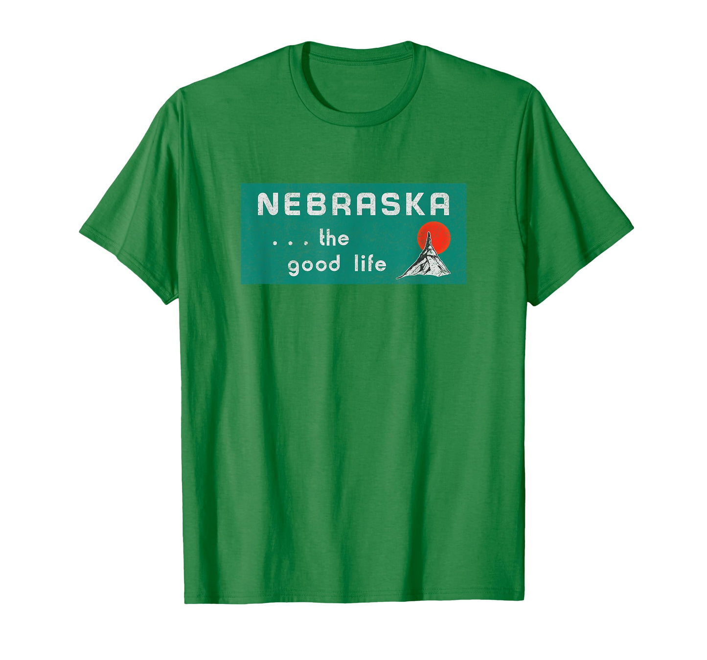 Nebraska The Good Life Vintage Distressed T-Shirt