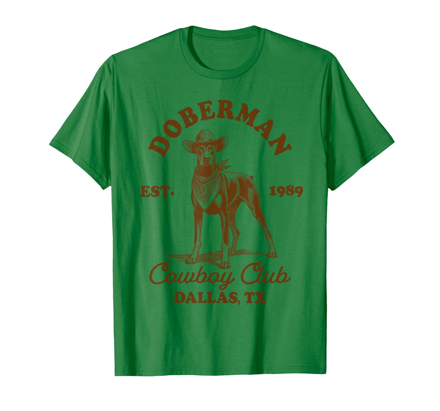 Doberman Lover Doberman Mom Western Doberman Cowboys Club T-Shirt