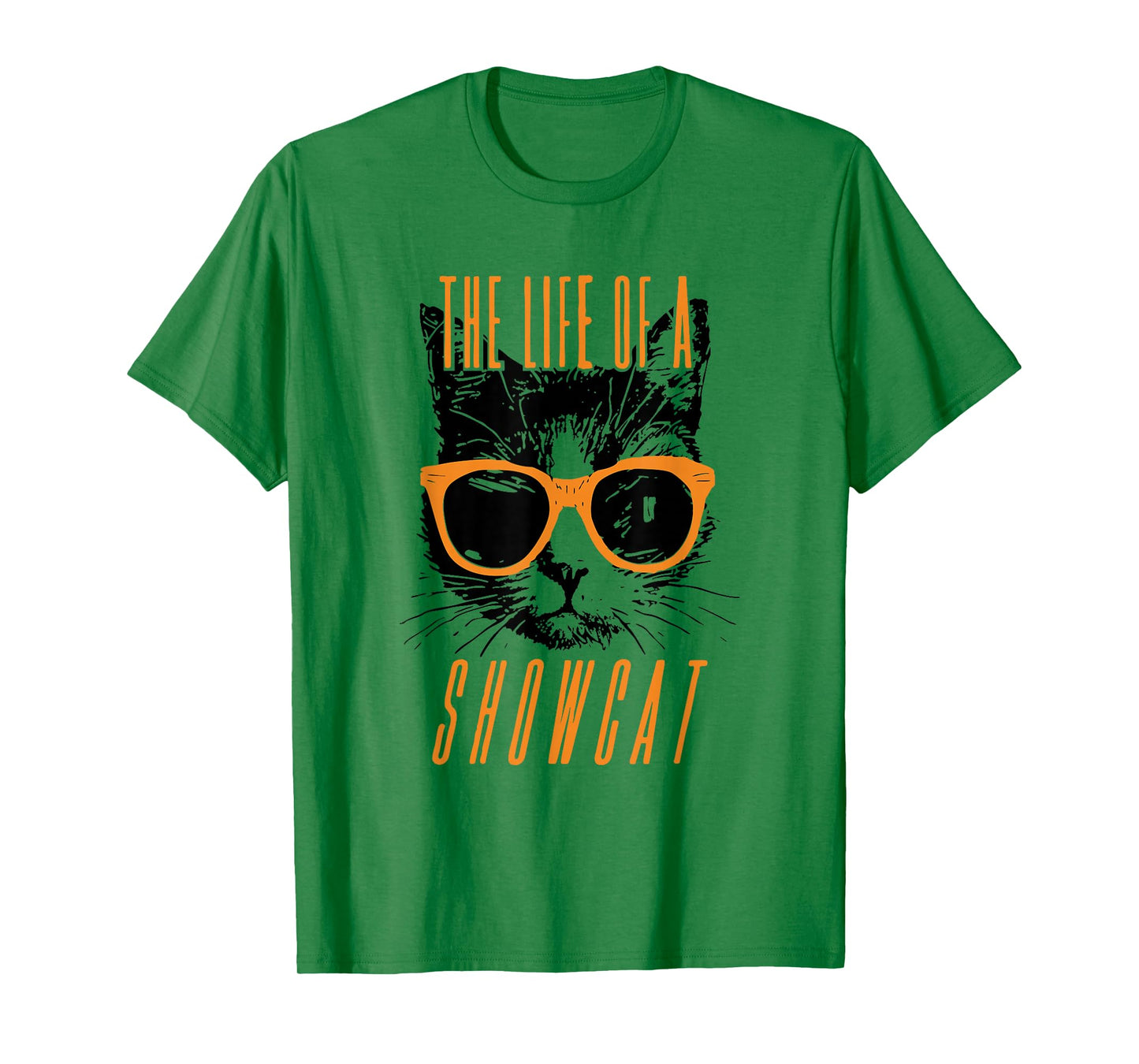 Funny Cat Lover The Life of A Showcat Cute Orange Girl Women T-Shirt