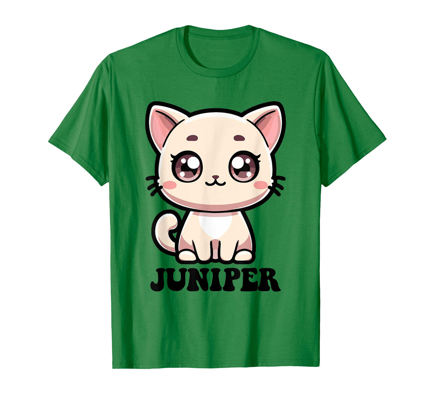 Juniper Cute Kitty Cat Design for Girls Name Juniper T-Shirt