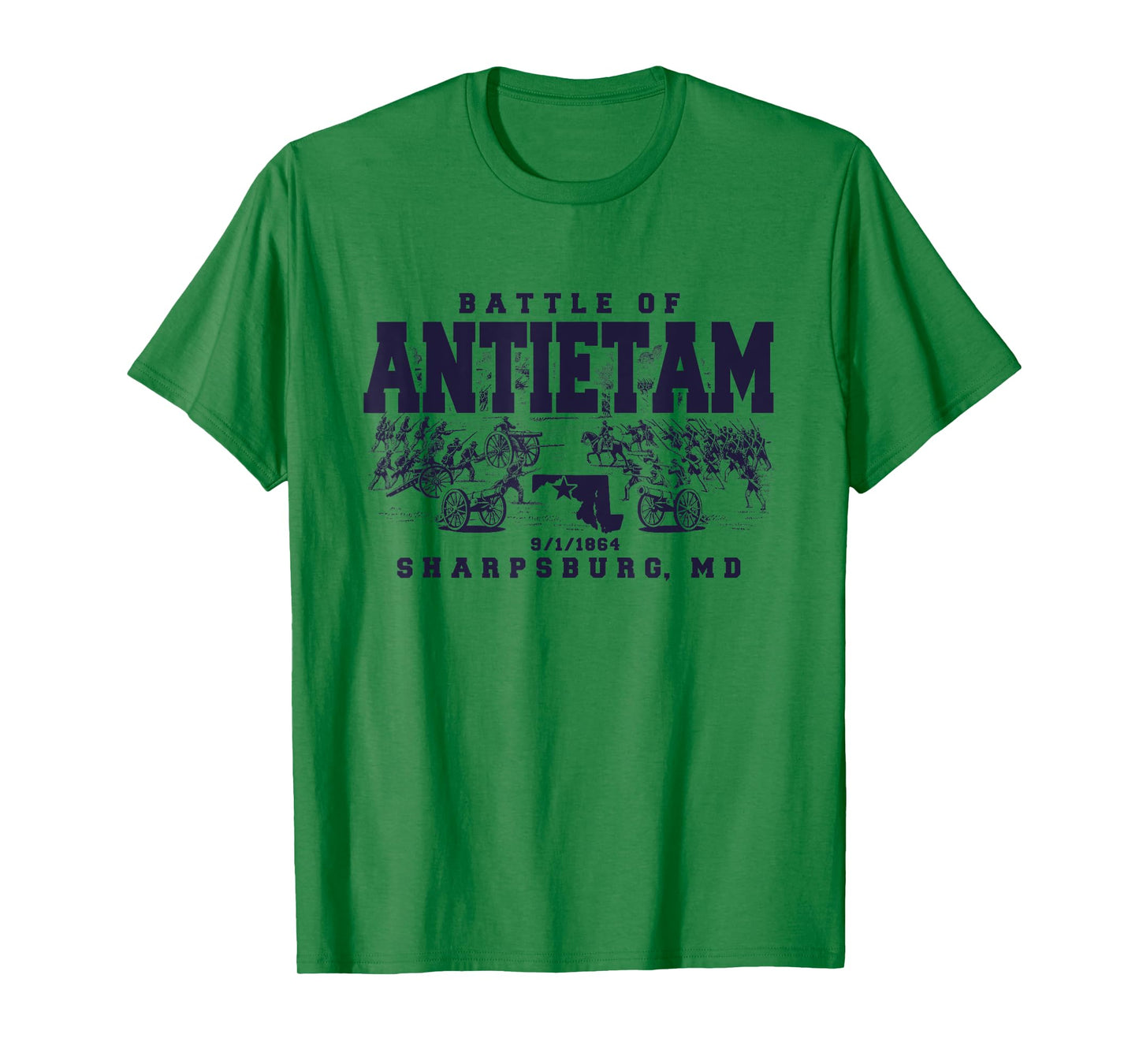 Civil War History The Battle Of Antietam Sharpsburg MD 1864 T-Shirt