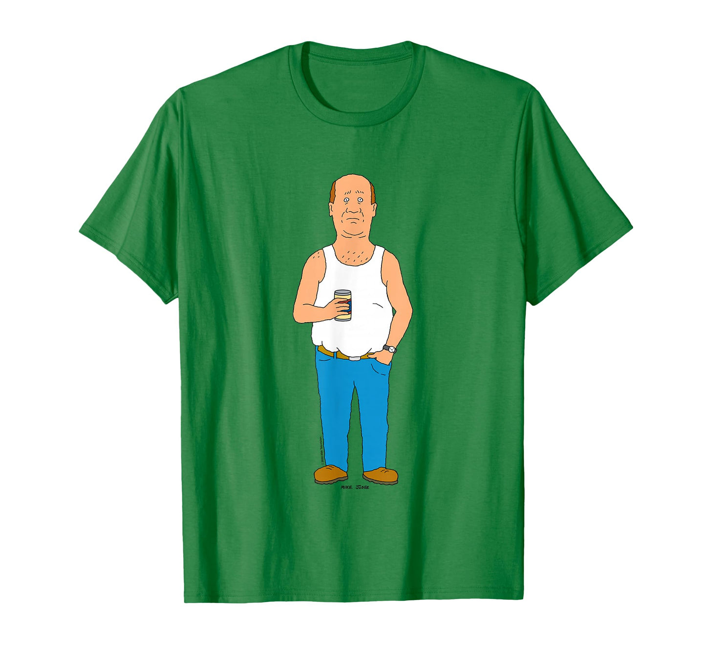 King Of The Hill Iconic Bill Dauterive Big Chest Portrait T-Shirt
