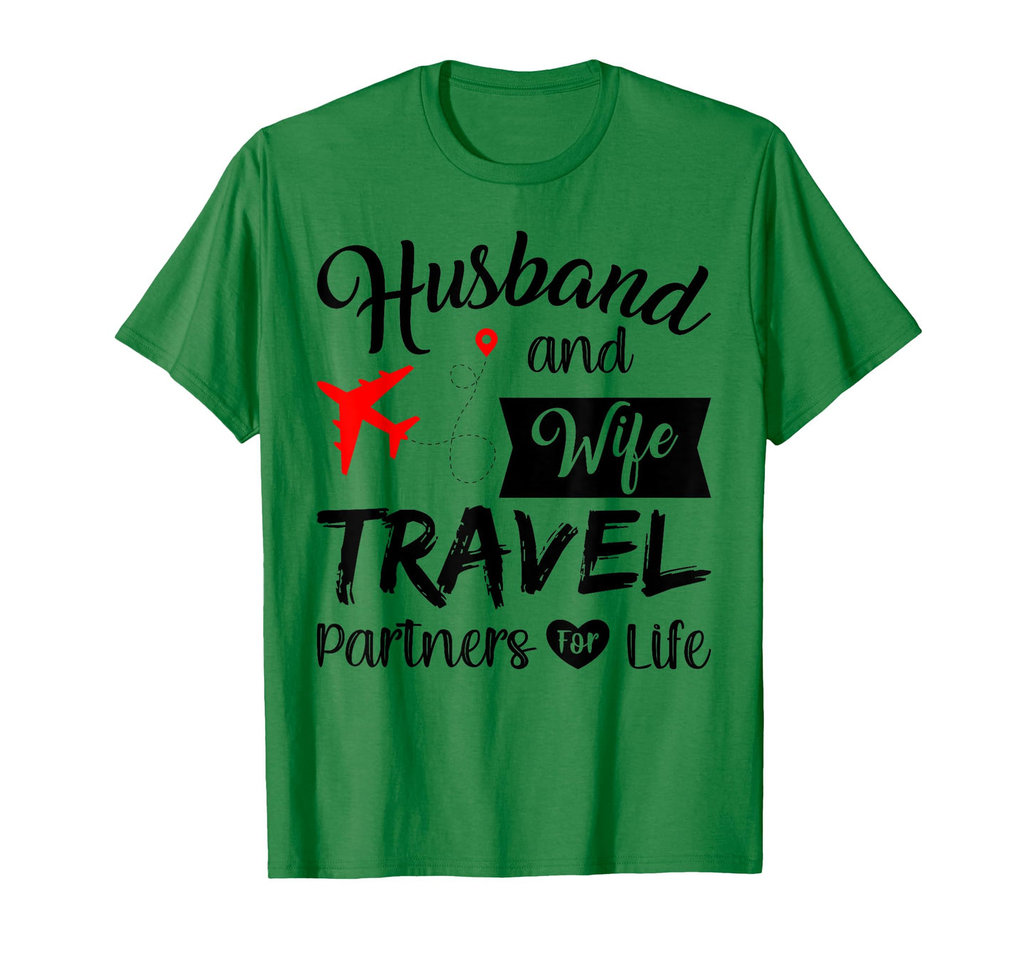 Couple Matching Husband And Wife Travel Partners For Life T-Shirt