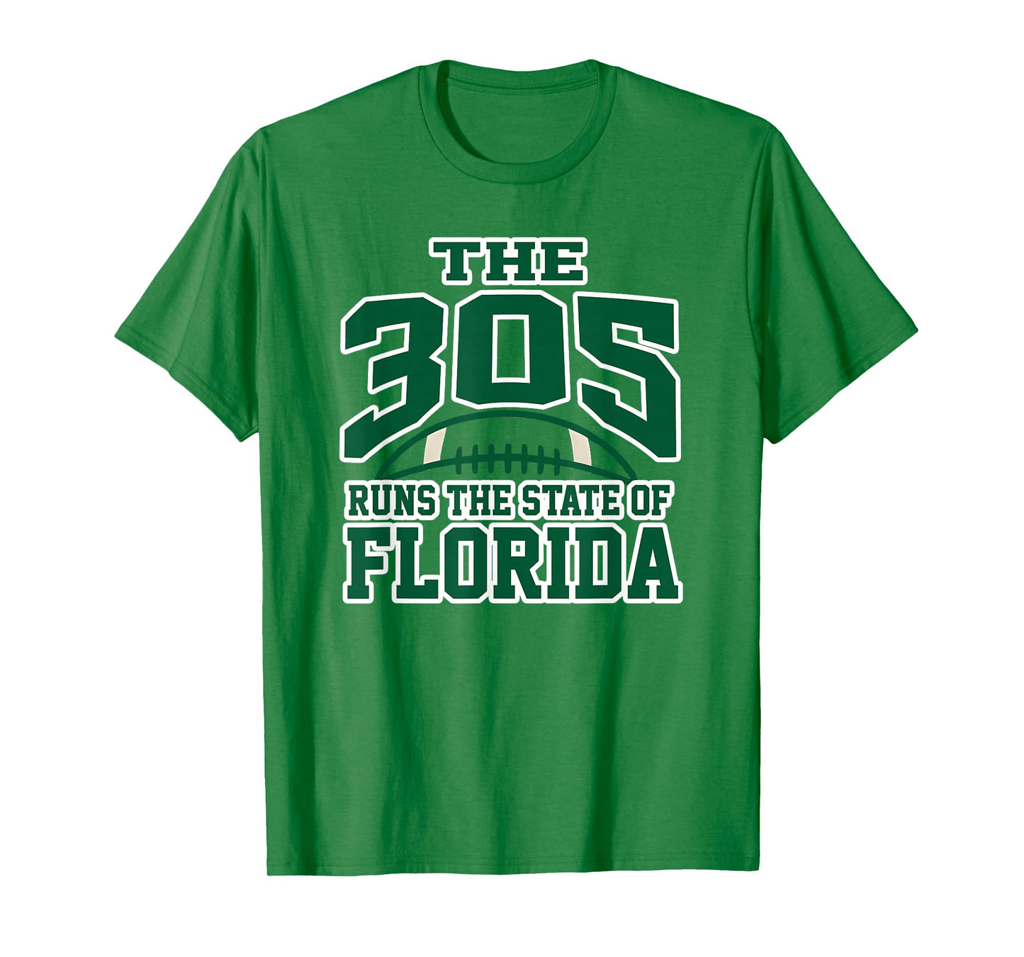 305 Miami Area Code Runs The State of Florida Pride Apparel T-Shirt