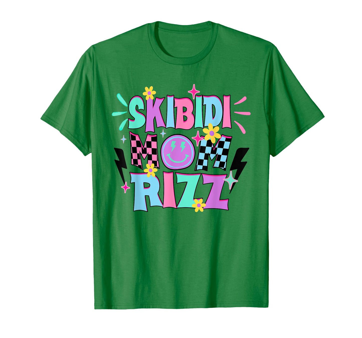 Skibidi Mom Rizz Mother's Day Middle School Mom Women T-Shirt