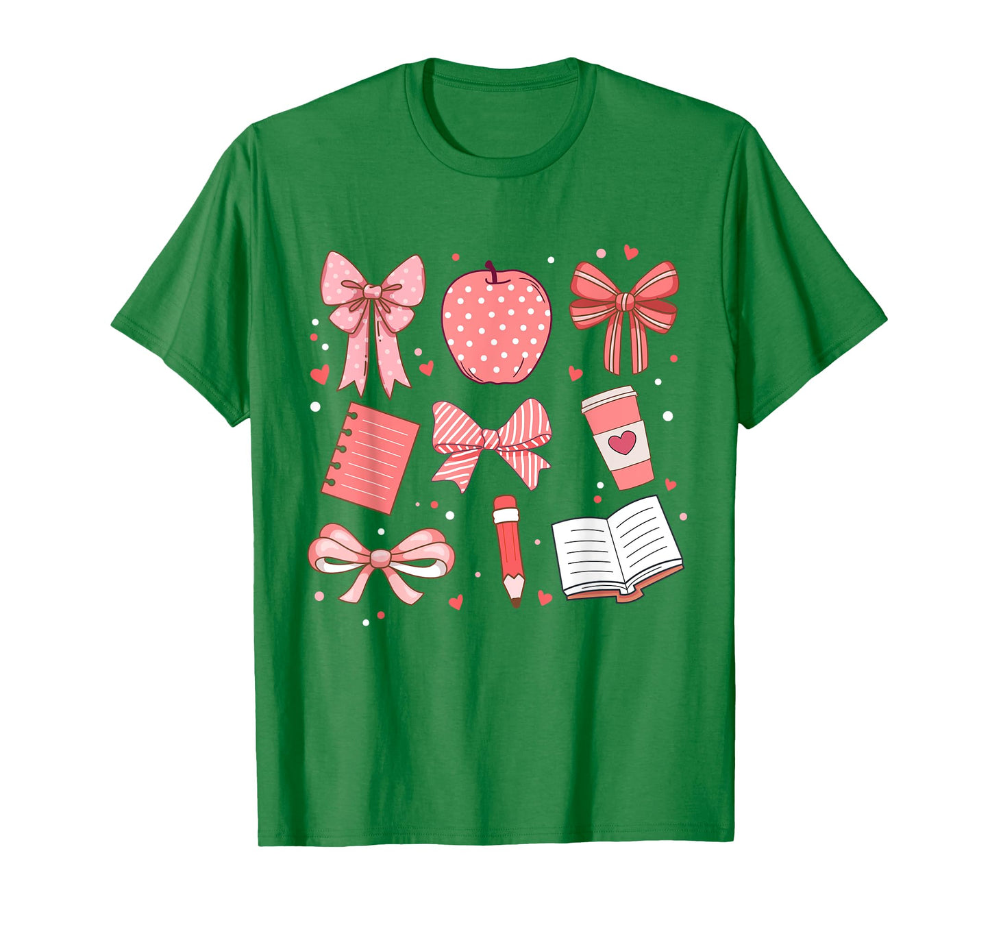 Happy Back To School 1st Day Toddler Girl Boho Coquette Bows T-Shirt