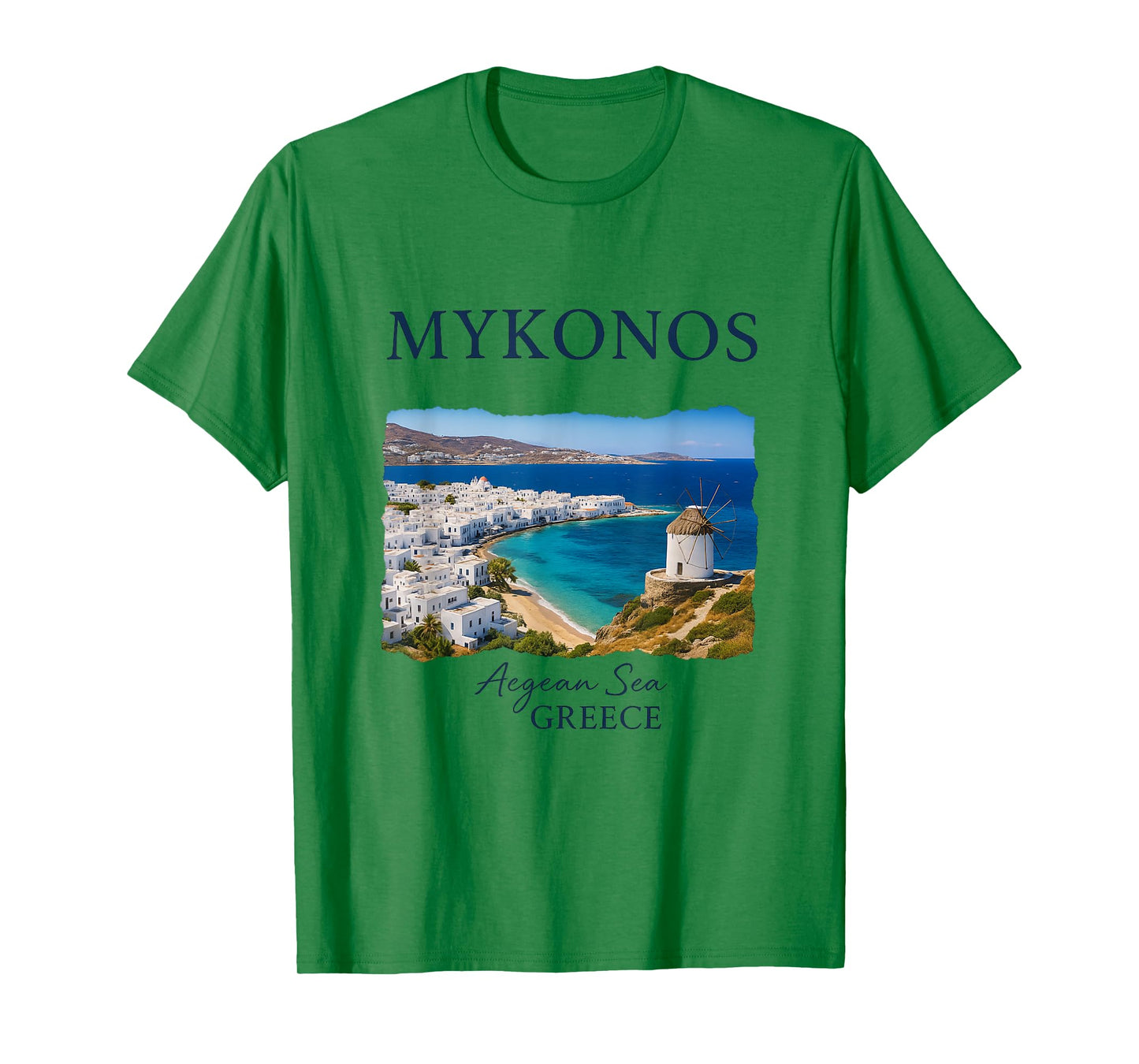 Greek Island Mykonos Vacation Travel Coastal Life T-Shirt