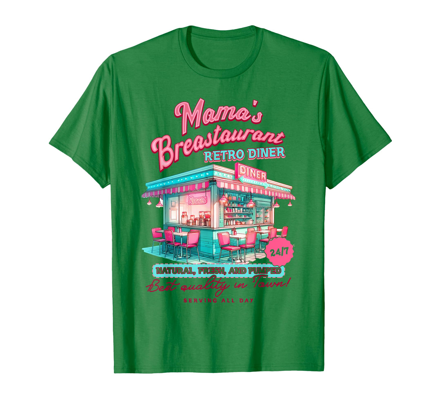 Normalize Breastfeeding Mom Breastfeed Mama's Breastaurant T-Shirt