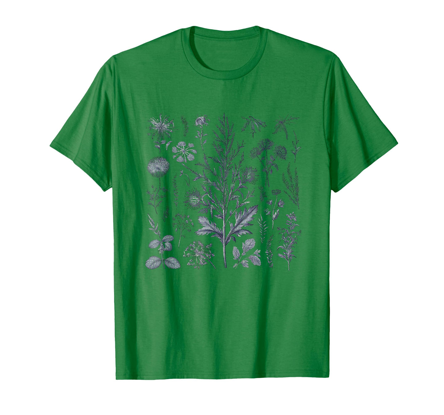 Vintage Inspired Flower Botanical Naturalist T-Shirt