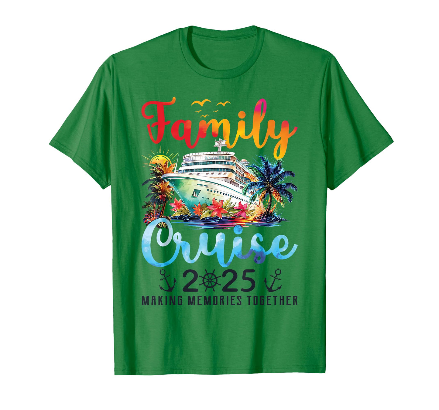 Cruise Squad 2025 Family Group Matching Summer Vacation T-Shirt
