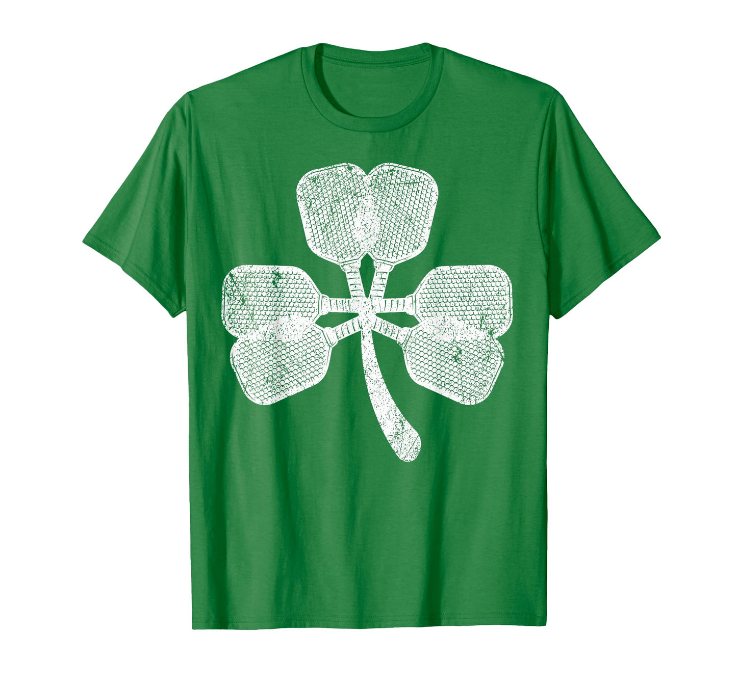 Funny Pickleball Sticks As Shamrock Clover St. Patrick's Day T-Shirt