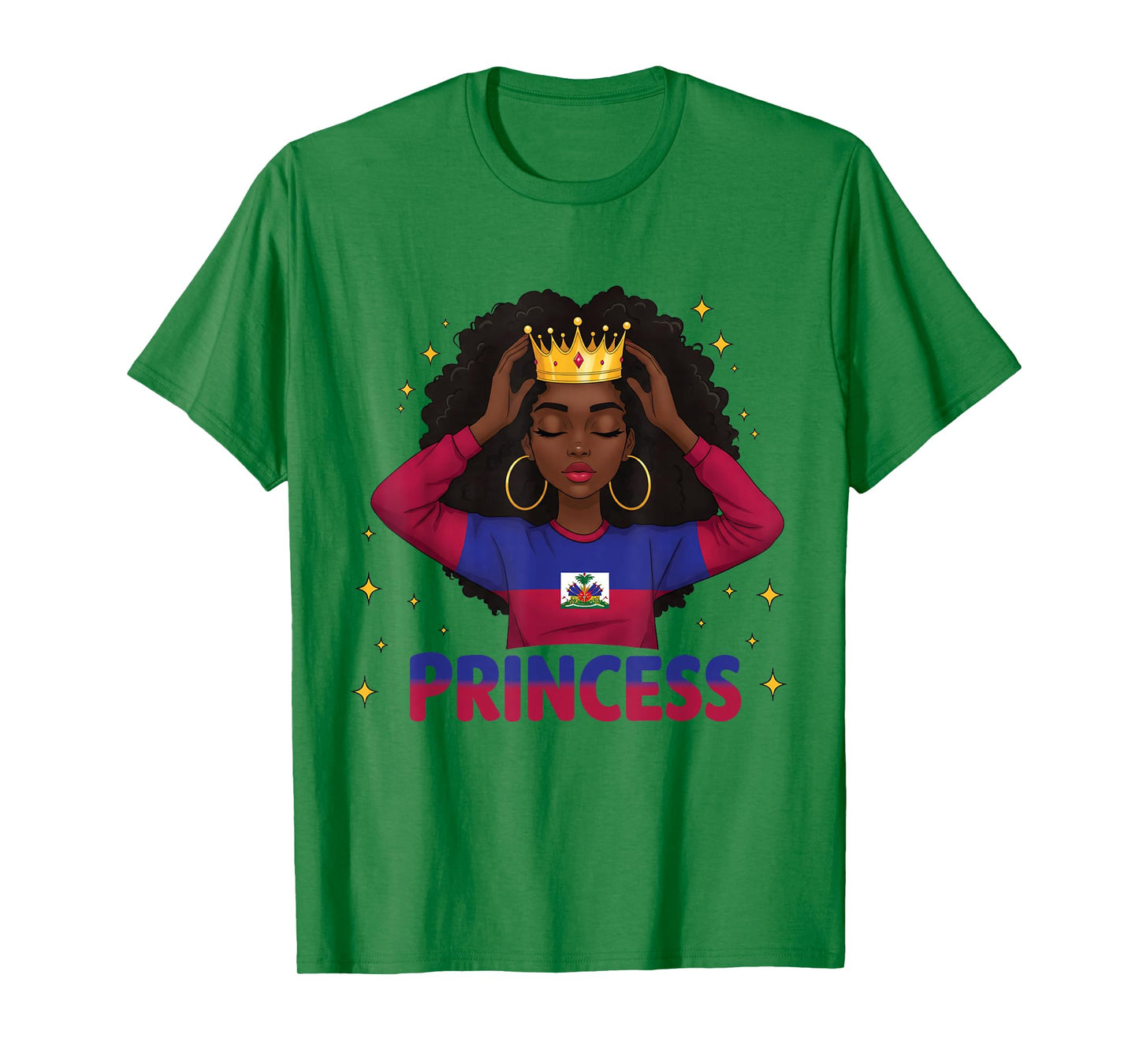 Haitian Princess Haiti Independence Flag Day 1804 Women T-Shirt