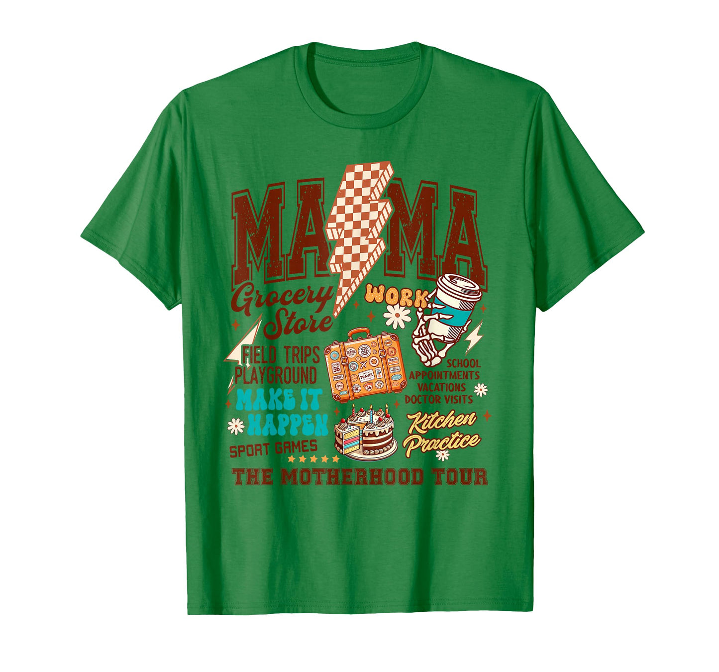Mom Life Mother’s Day Coffee Lover Mama The Motherhood Tour T-Shirt