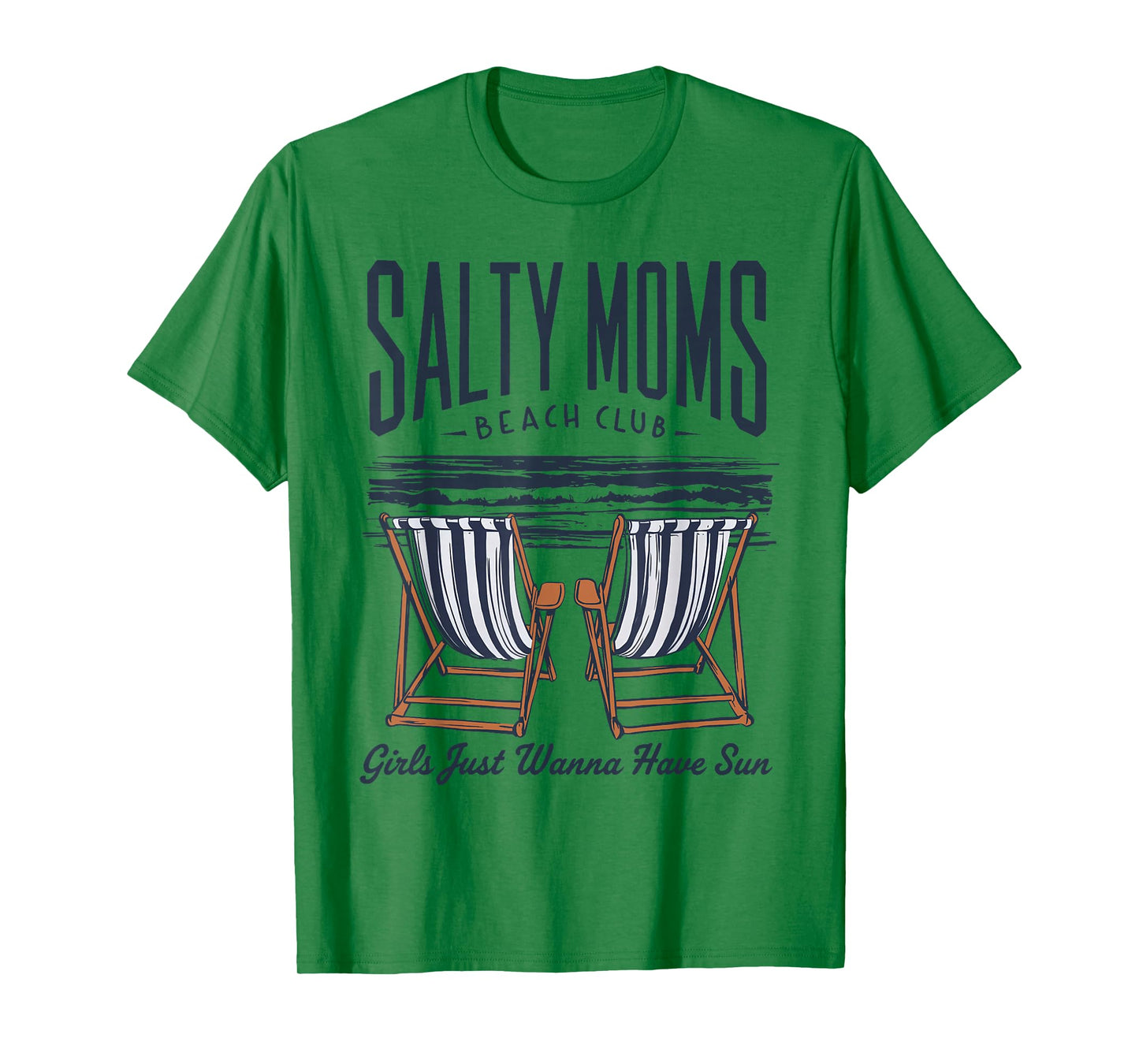 Salty Moms Beach Club Girl Just Wanna Have Sun T-Shirt