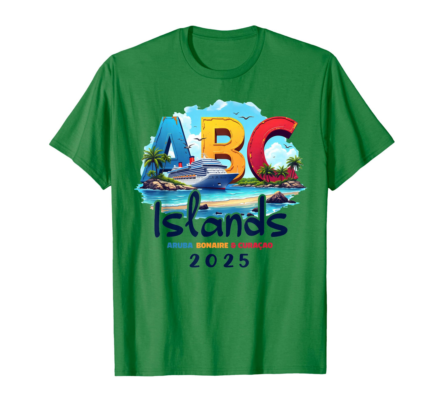 ABC Islands Aruba Bonaire Curacao Cruise Vacation 2025 T-Shirt