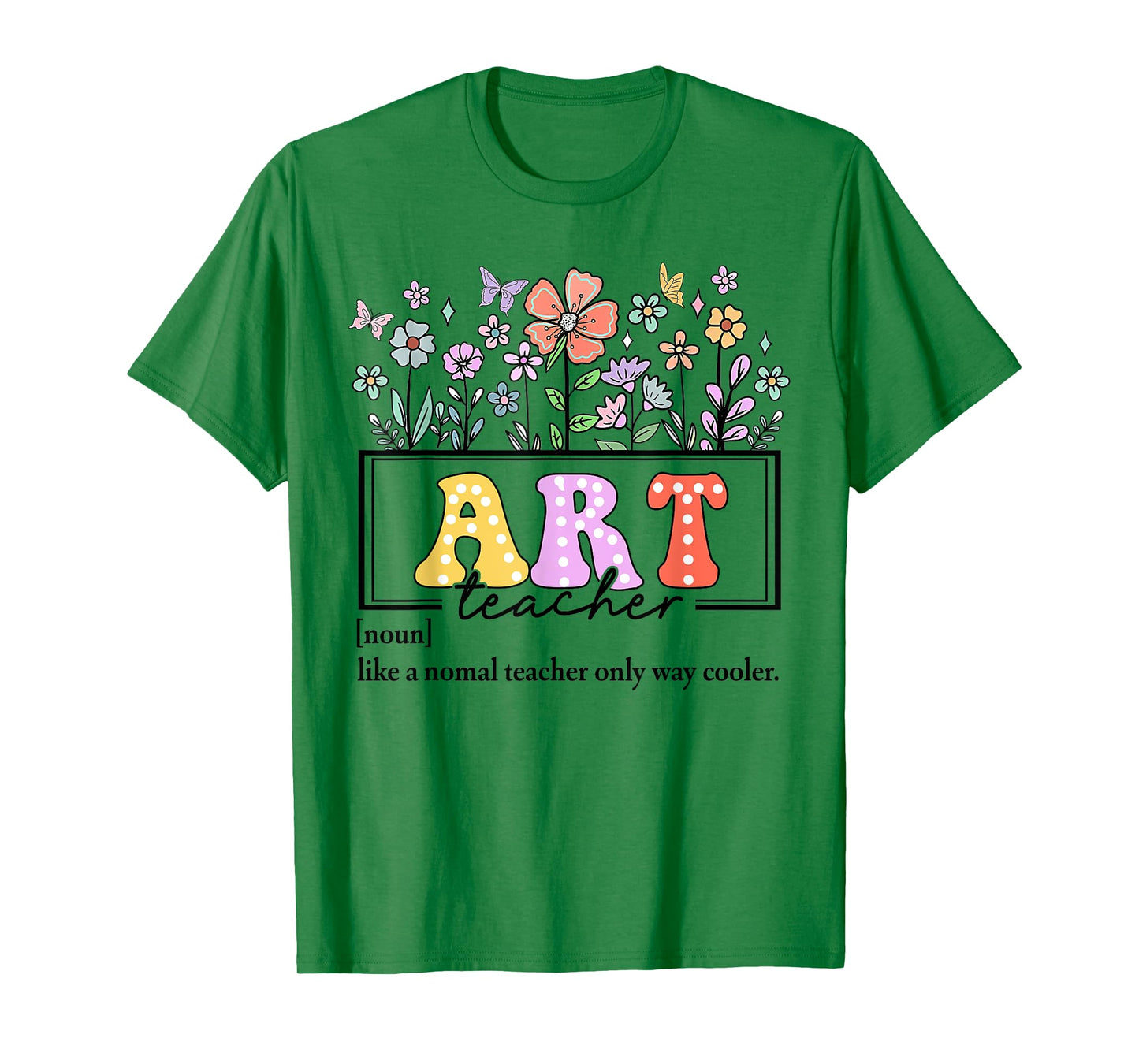 Art Teacher Definition for Back to School Teacher Day T-Shirt for Men Women Girls Kids