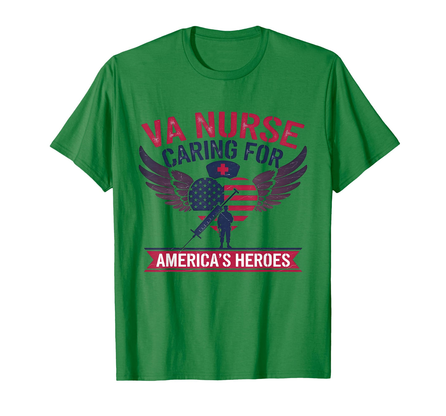 VA Nurse Caring For America's Heroes T-Shirt
