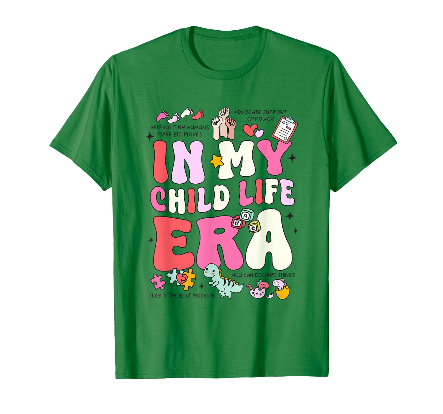 Retro In My Child Life Era Certified Child Life Specialist T-Shirt