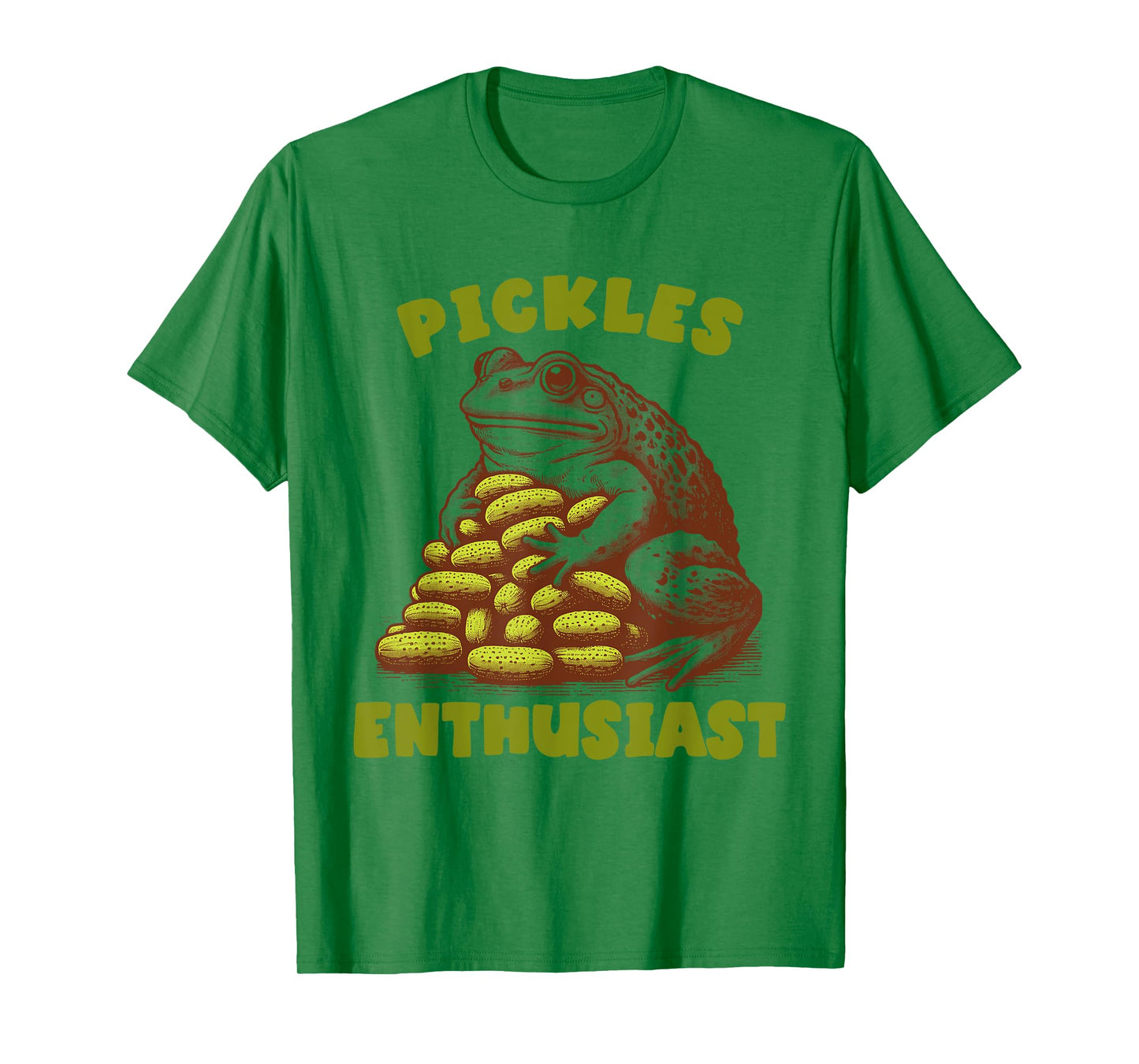Pickle Lover Funny Frog Pickle Queen Pickles Enthusiast T-Shirt